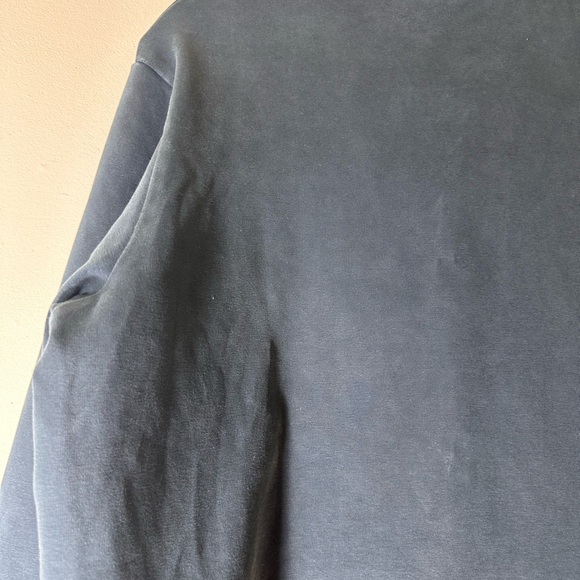 KITH Lenox mock neck box logo long sleeve sweatshirt size M navy - Picture 11 of 12